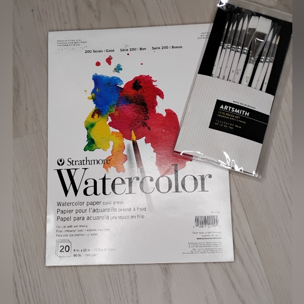 Strathmore Watercolor Paper with Artsmith Brushes